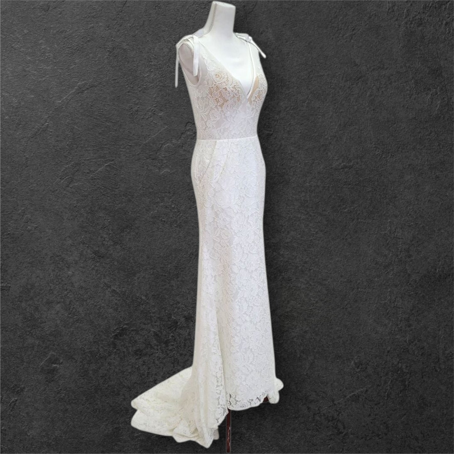 Summer Lace Destination Wedding Dress