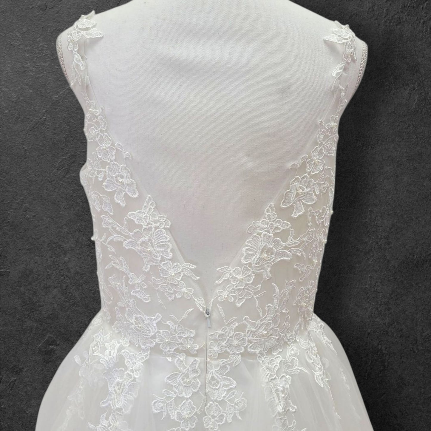 Tiered Skirt Ballgown Wedding Dress