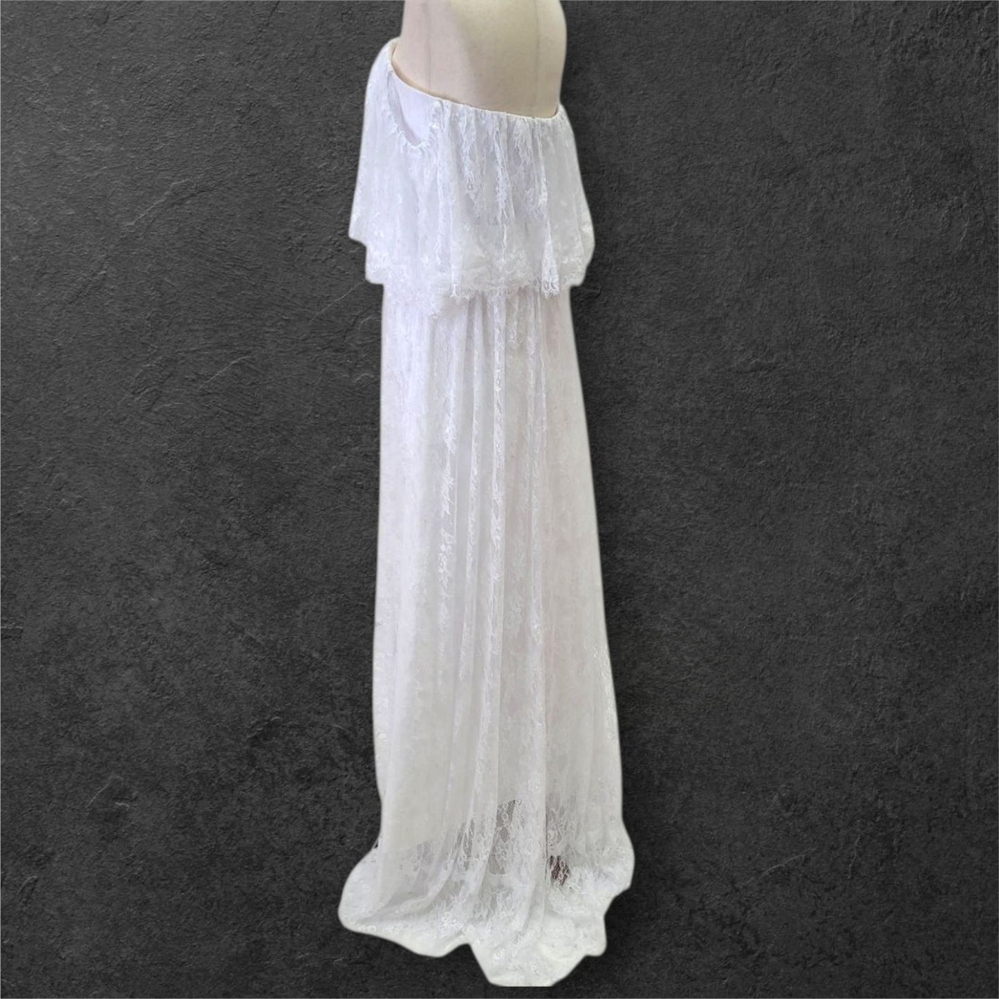 Boho Southern Belle Lace Wedding Dress