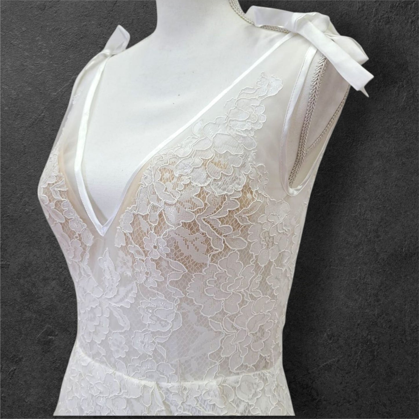 Summer Lace Destination Wedding Dress