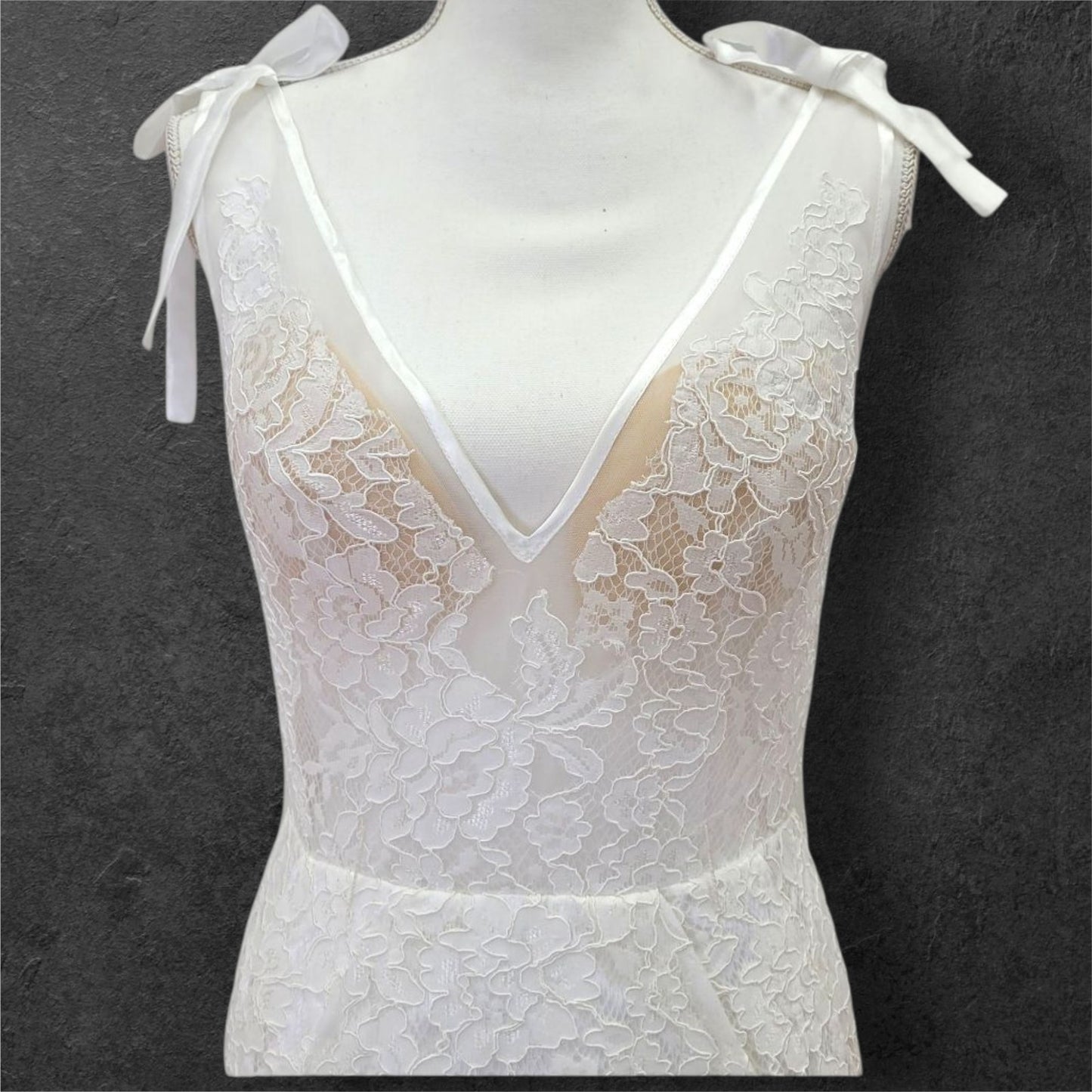Summer Lace Destination Wedding Dress