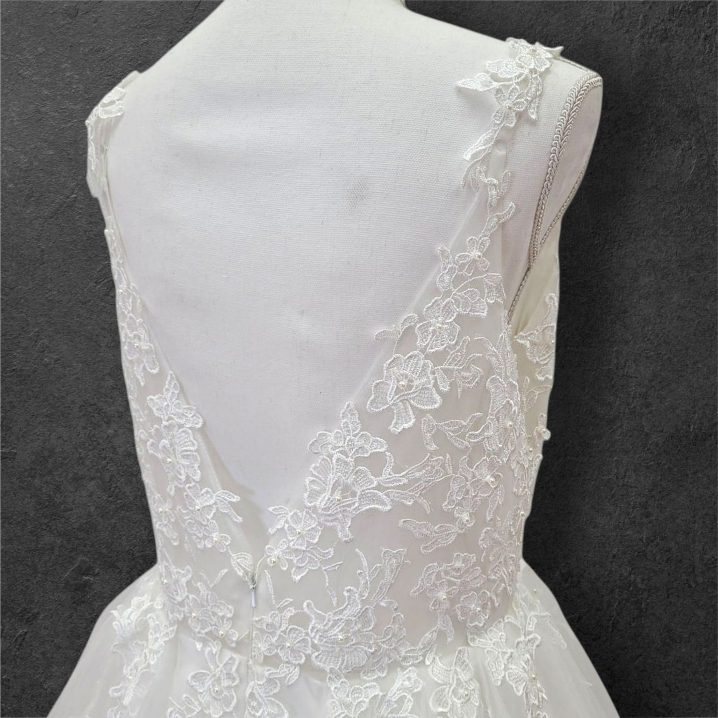 Tiered Skirt Ballgown Wedding Dress