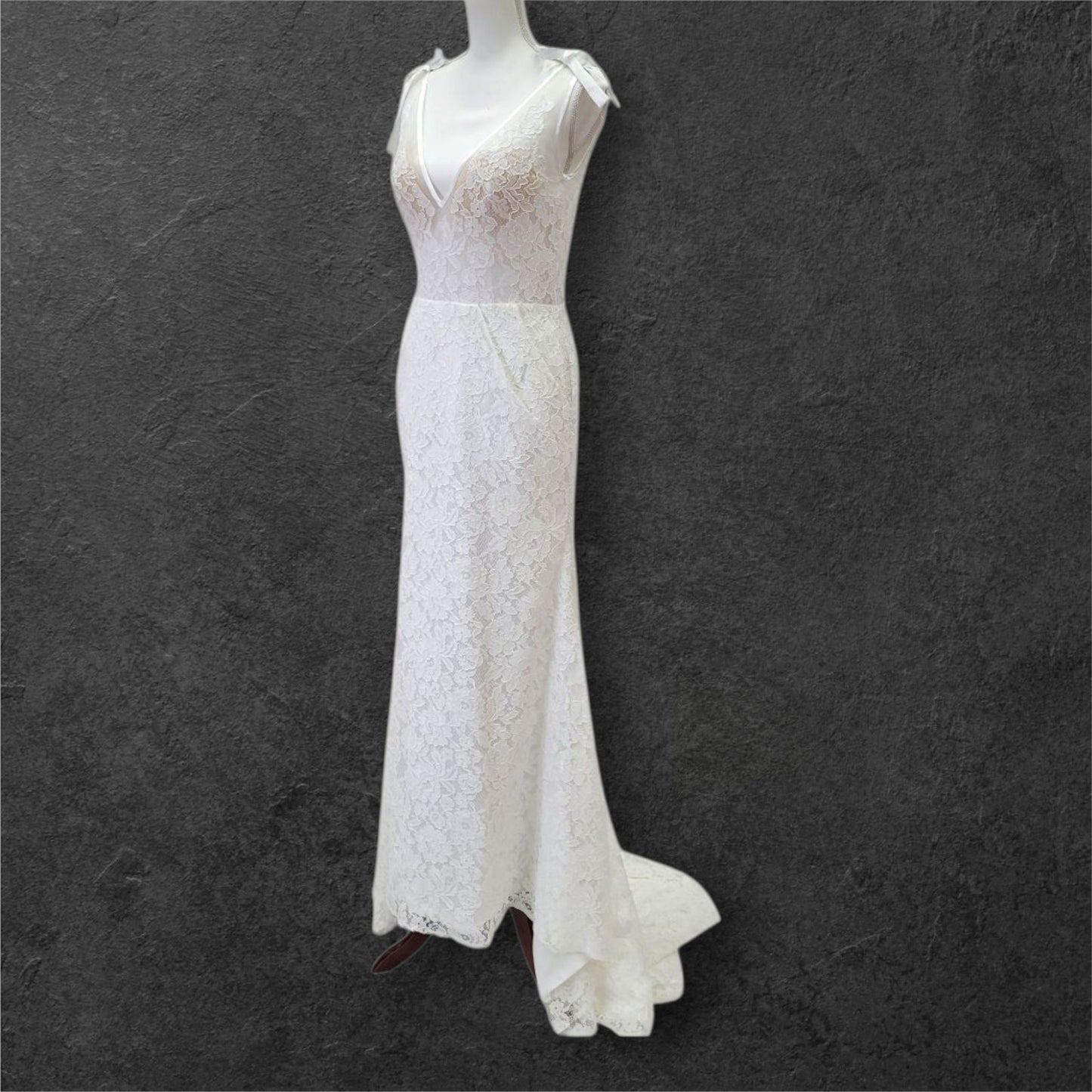Summer Lace Destination Wedding Dress