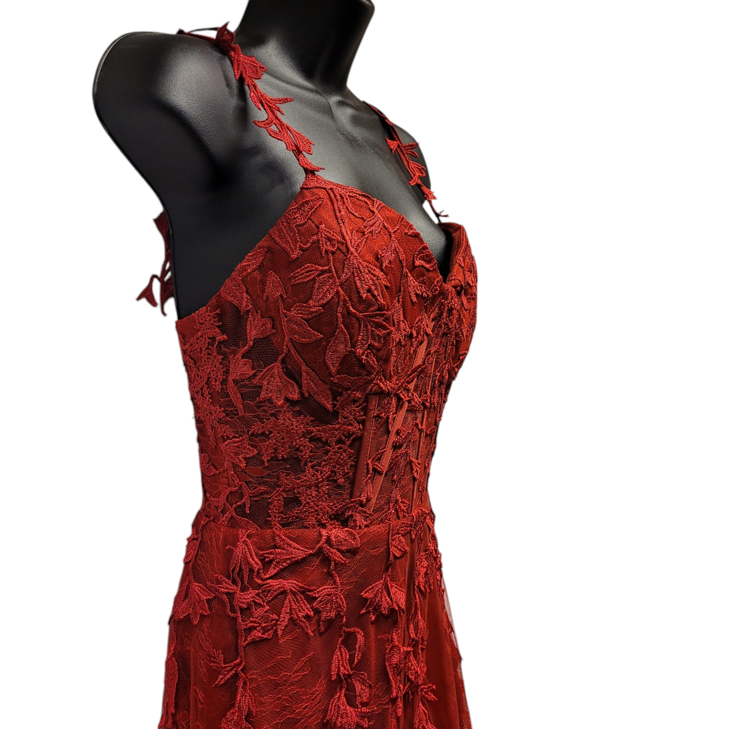 Red Apple Bridesmaid Dress