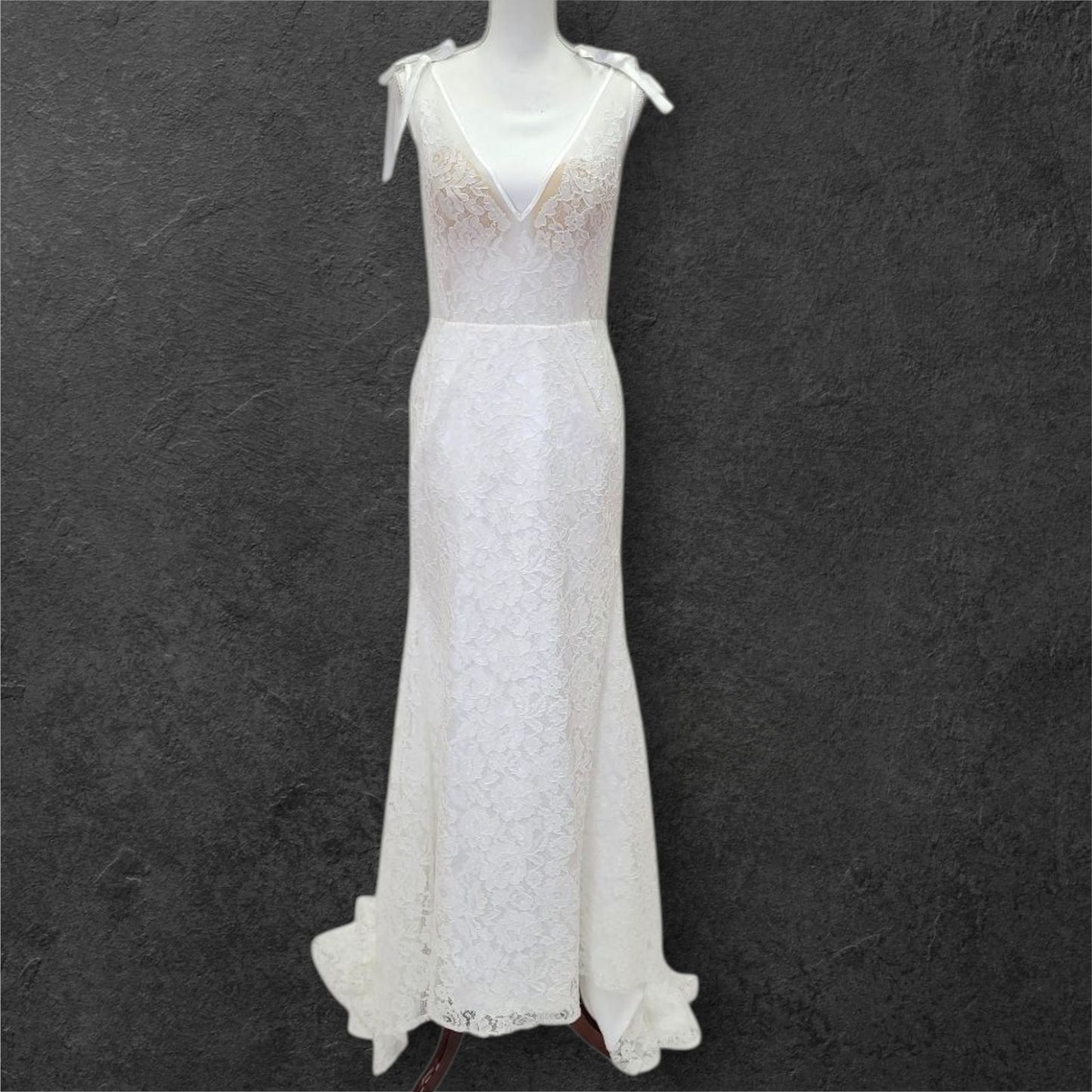 Summer Lace Destination Wedding Dress