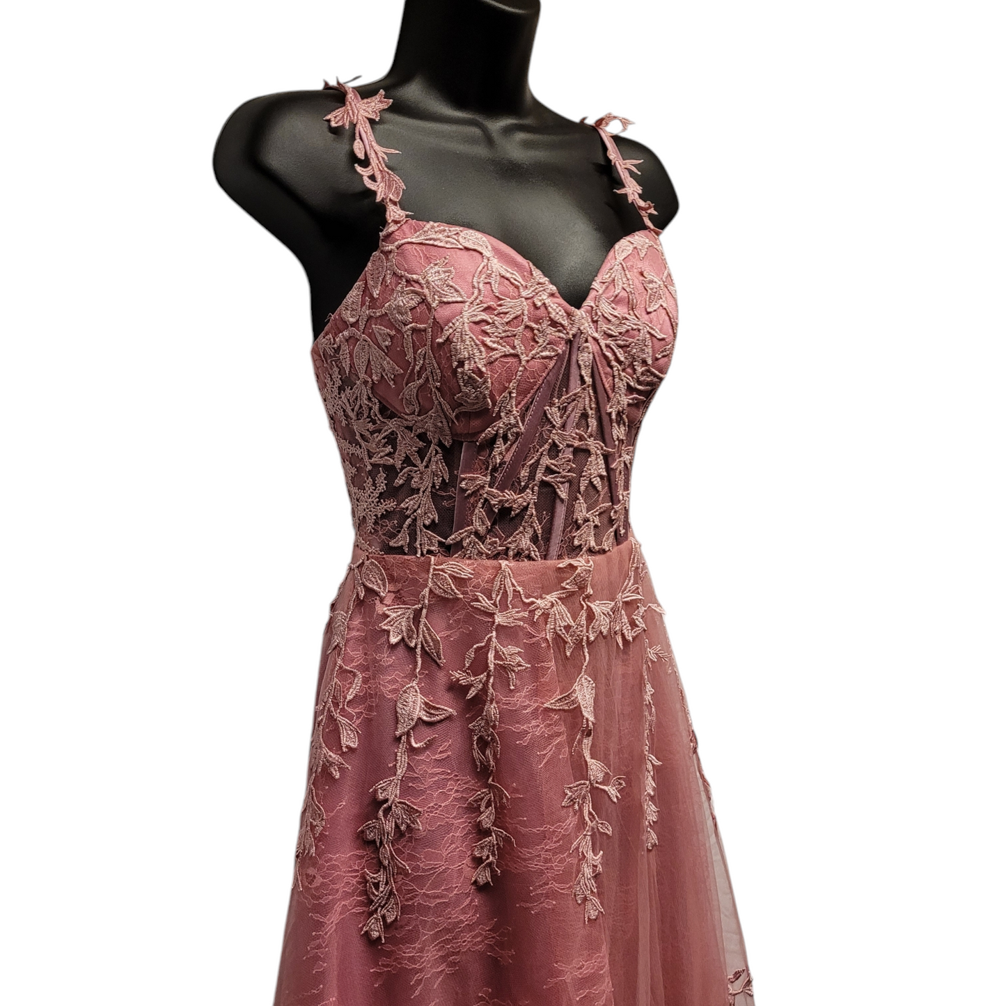 Dusty Rose Pink Bridesmaid Dress