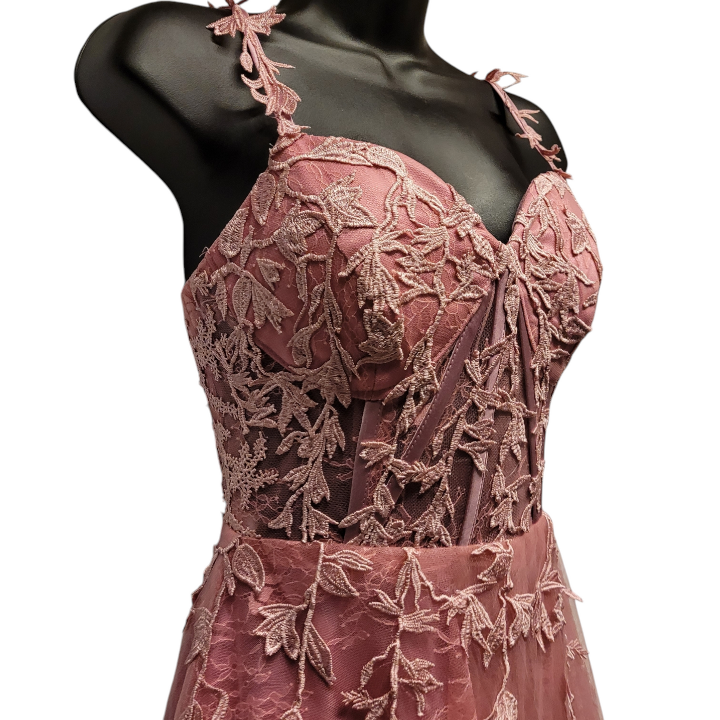 Dusty Rose Pink Bridesmaid Dress