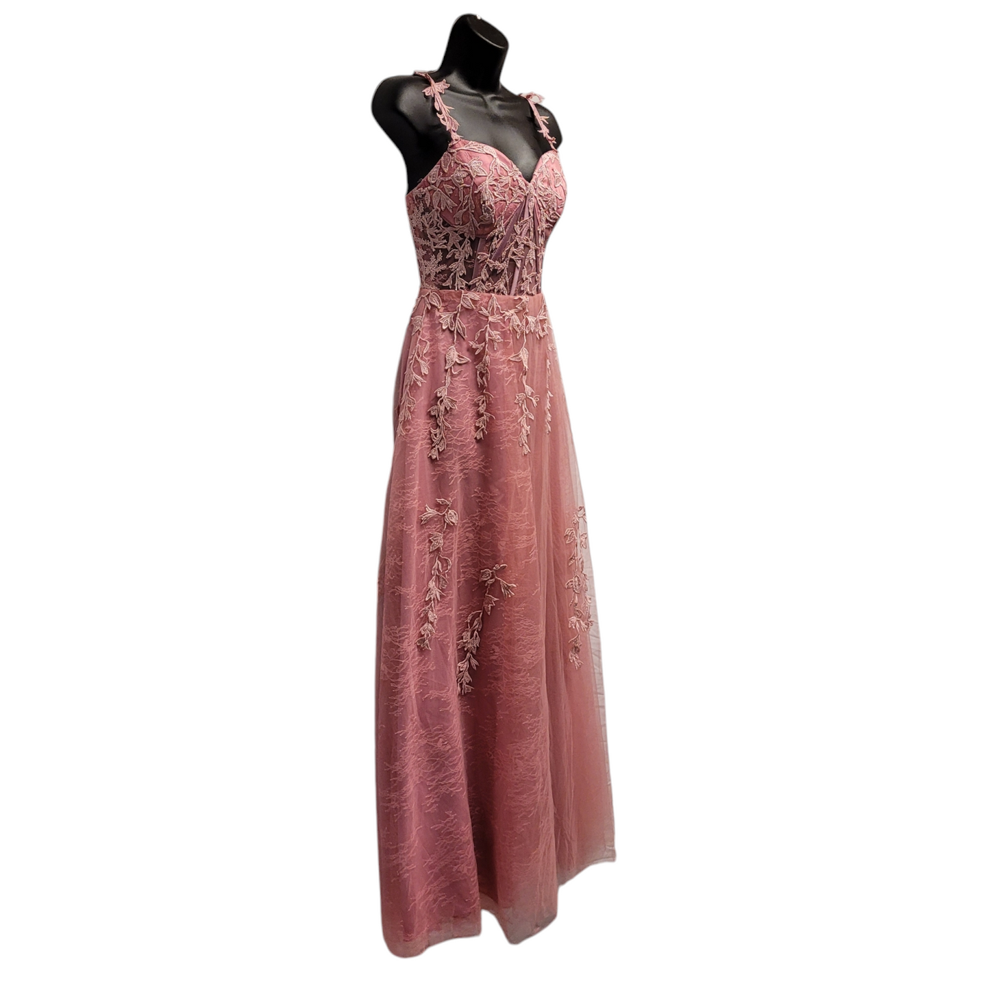 Dusty Rose Pink Bridesmaid Dress