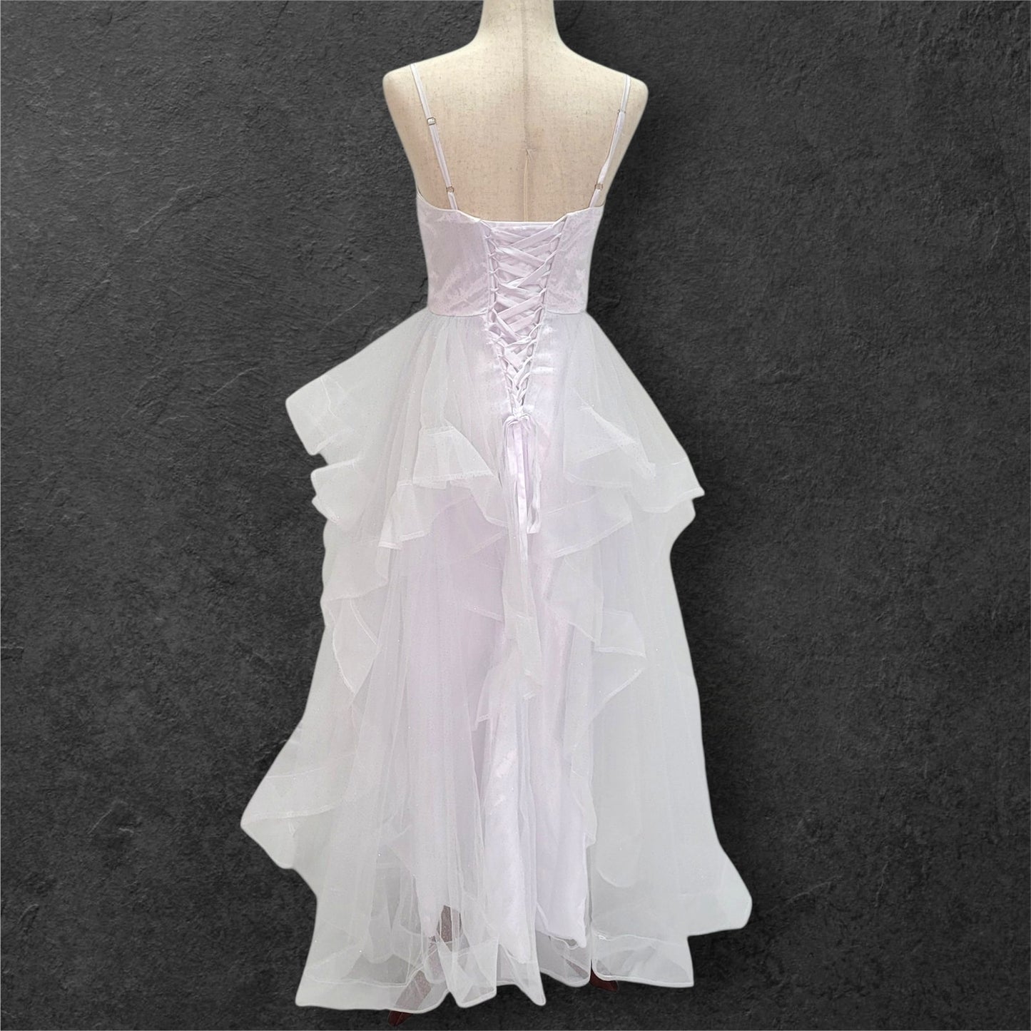 Sparkle Ballgown Wedding Dress with Corset Back