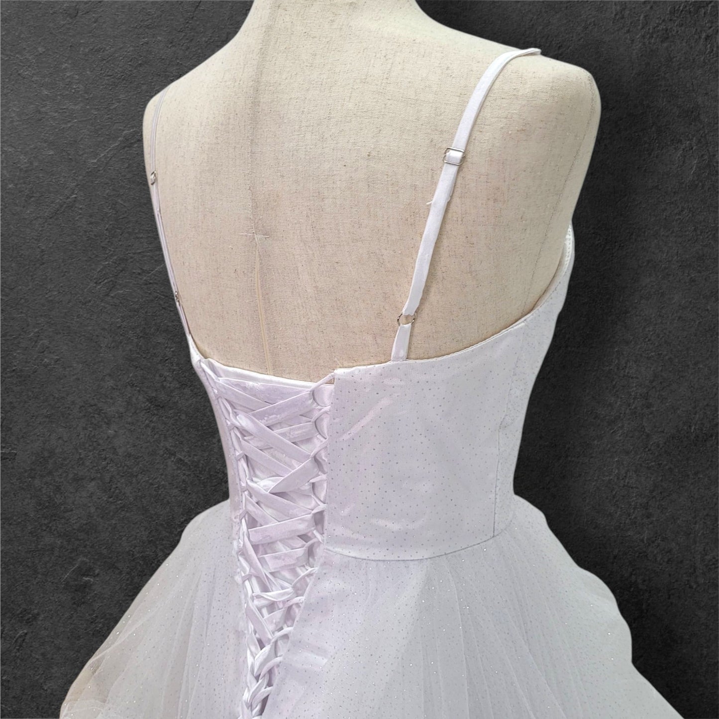 Sparkle Ballgown Wedding Dress with Corset Back