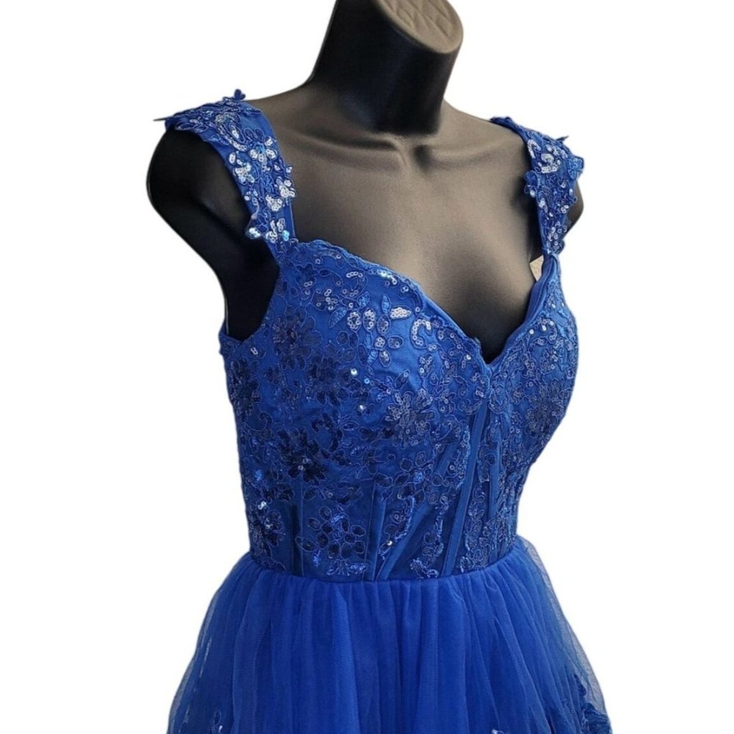 Women's Short Layered Sequin Dress