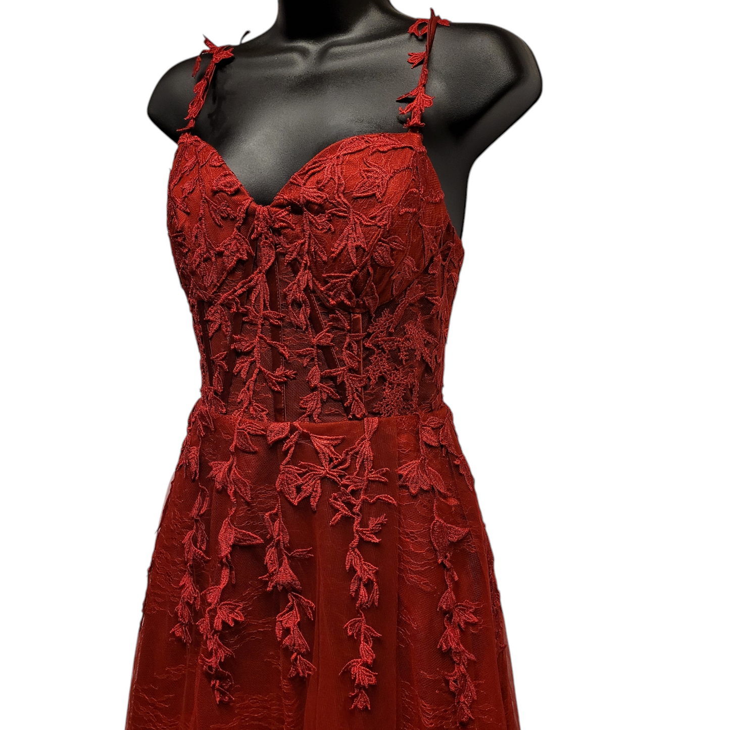 Red Apple Bridesmaid Dress