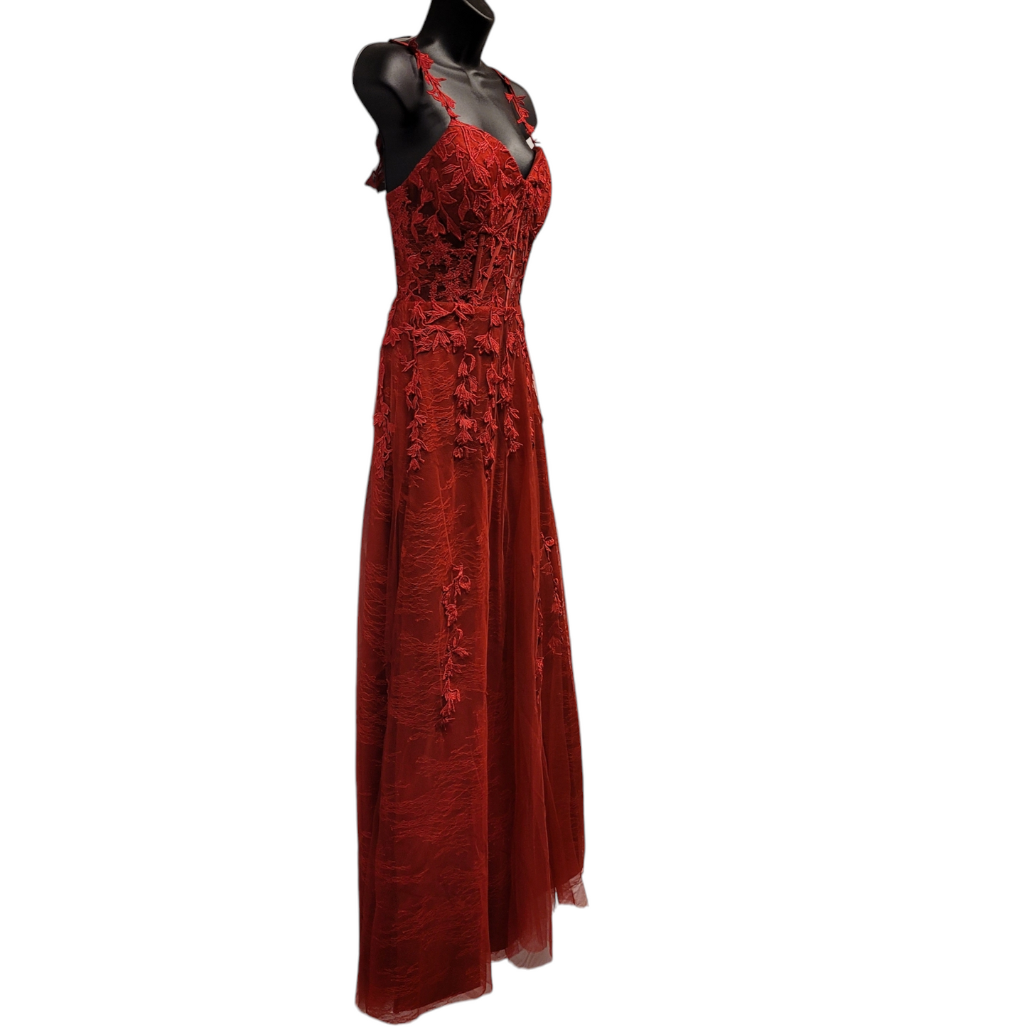 Red Apple Bridesmaid Dress