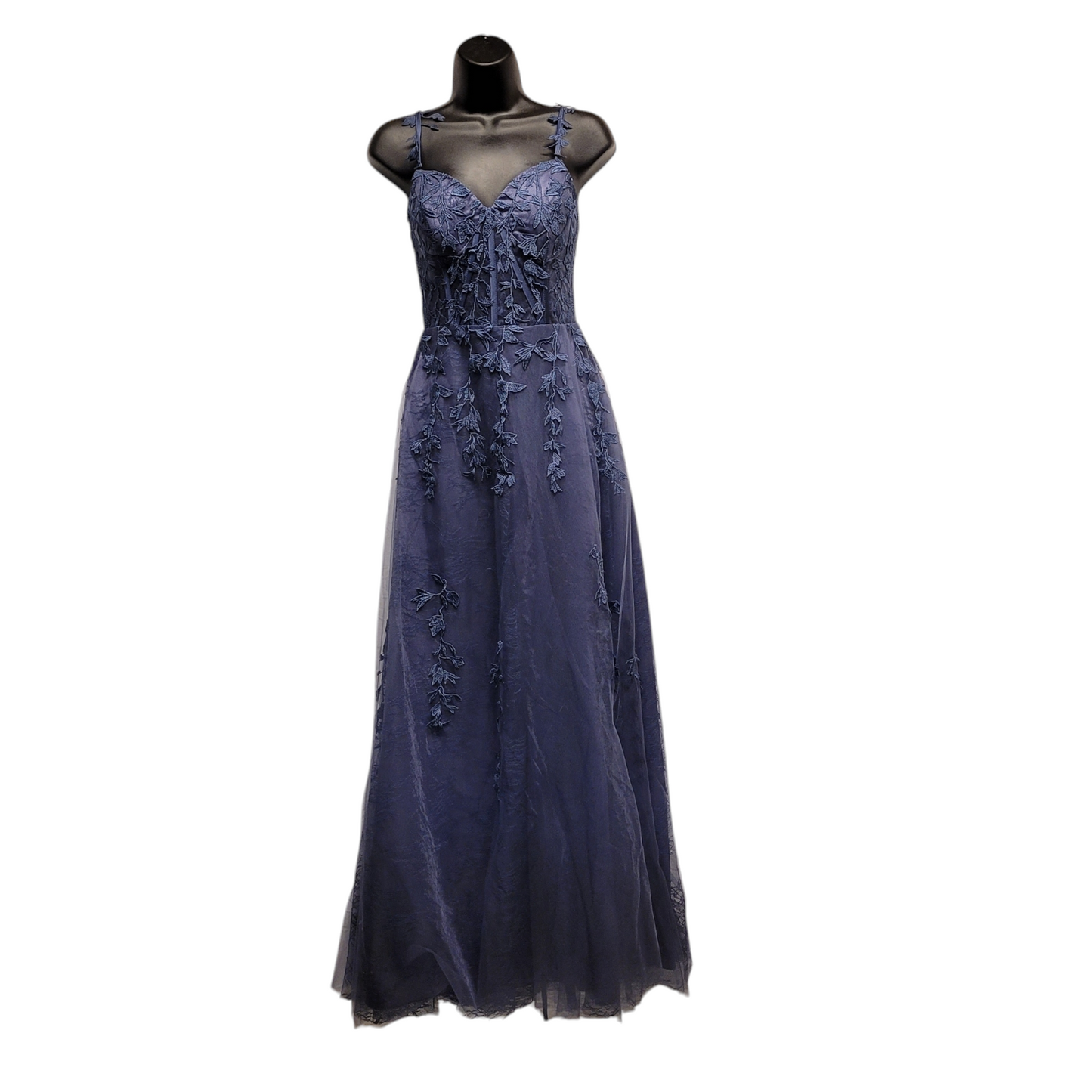 Indigo Vine Corset Dress