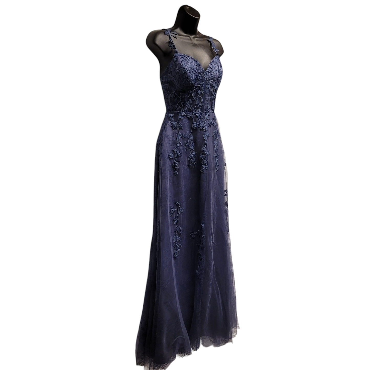 Indigo Vine Corset Dress