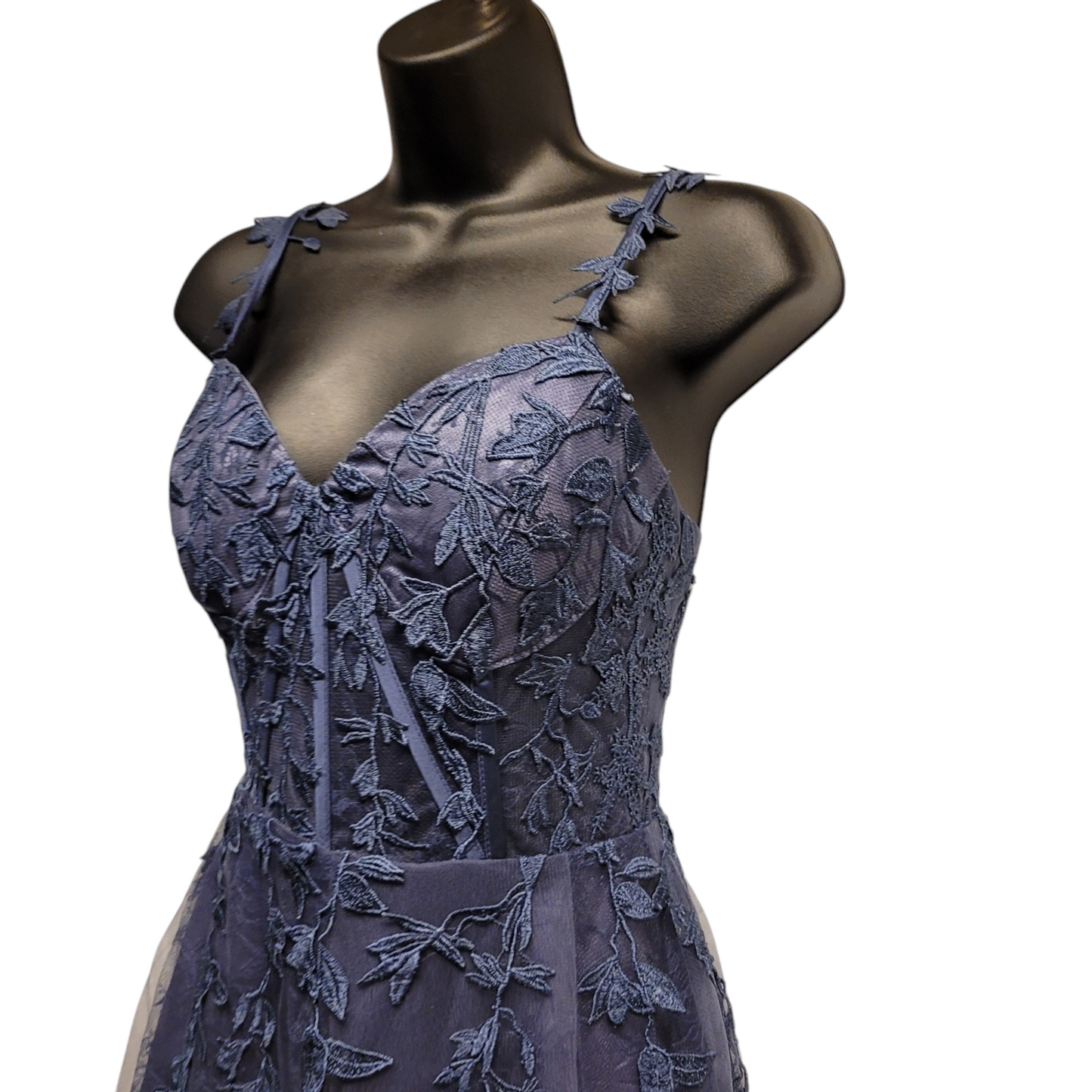 Indigo Vine Corset Dress