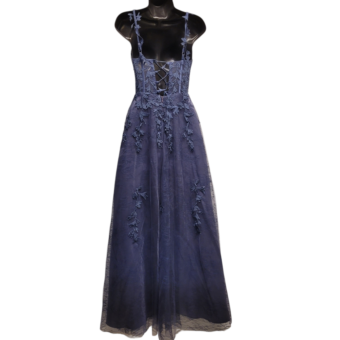 Indigo Vine Corset Dress