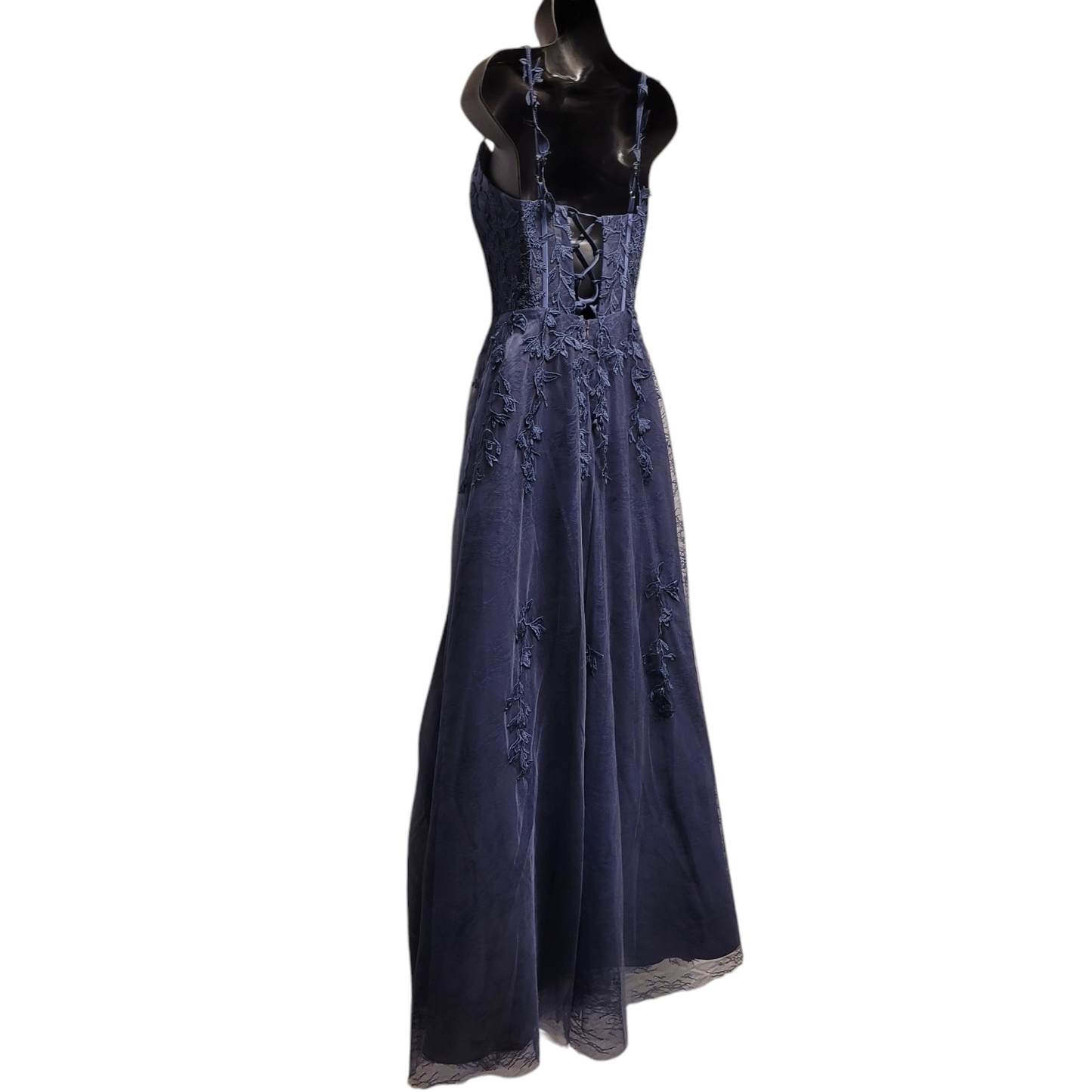 Indigo Vine Corset Dress