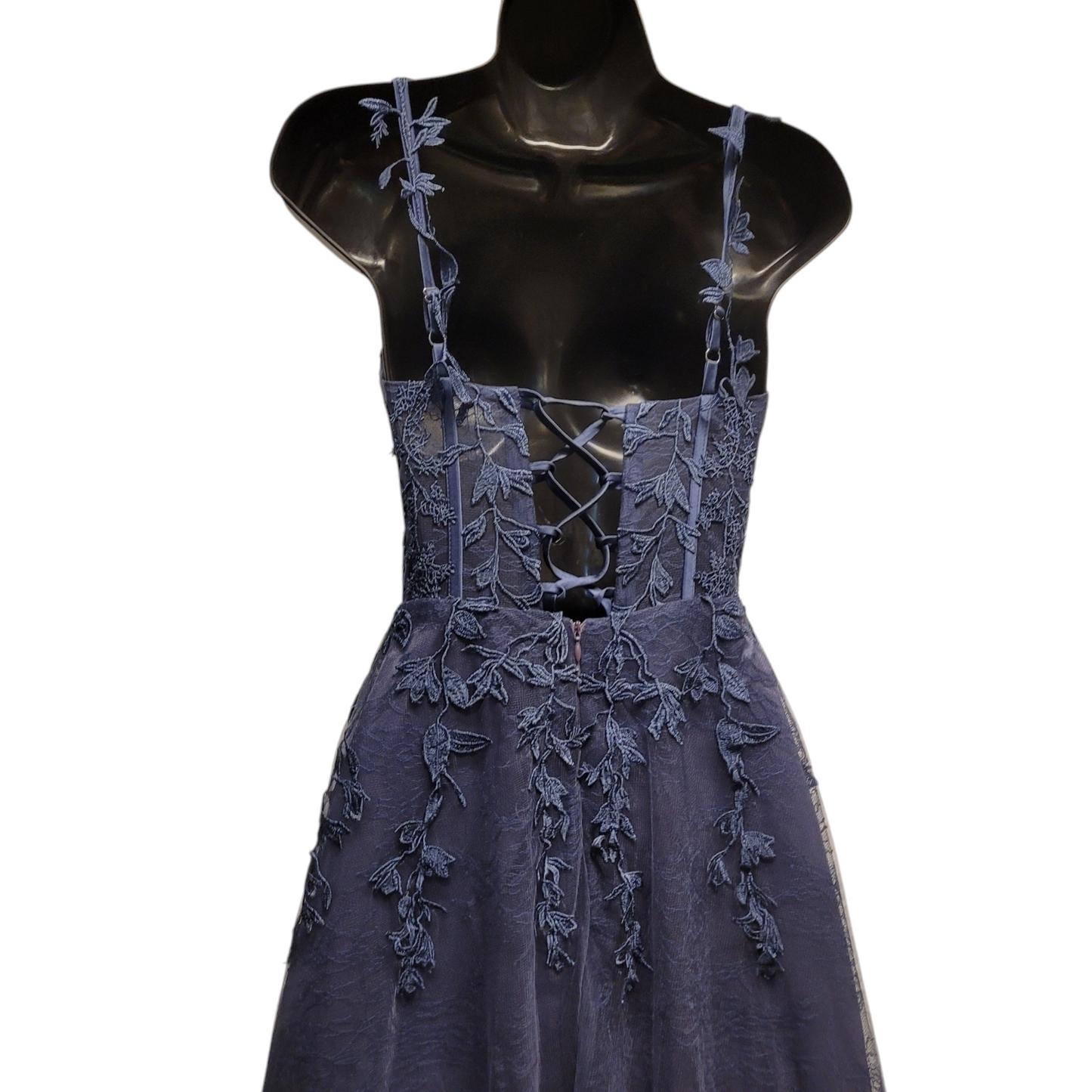 Indigo Vine Corset Dress