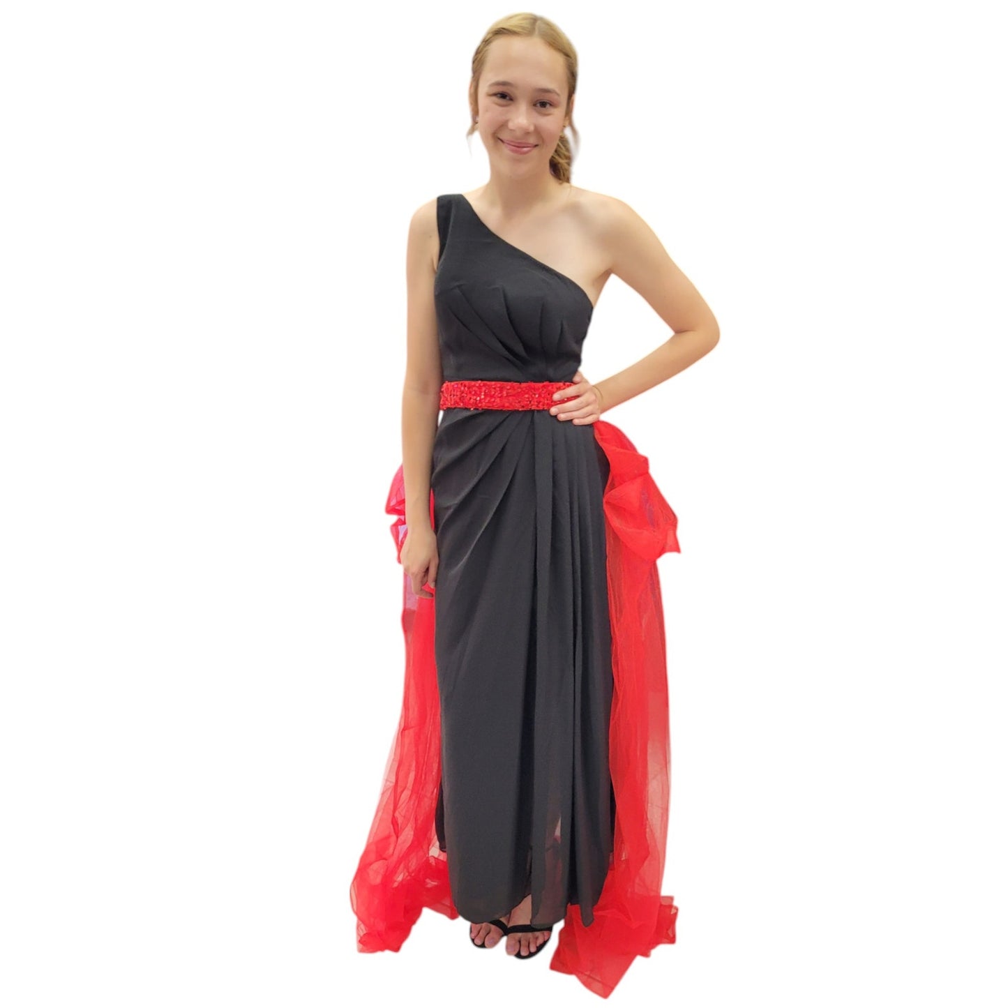 Detachable Red Tulle Skirt