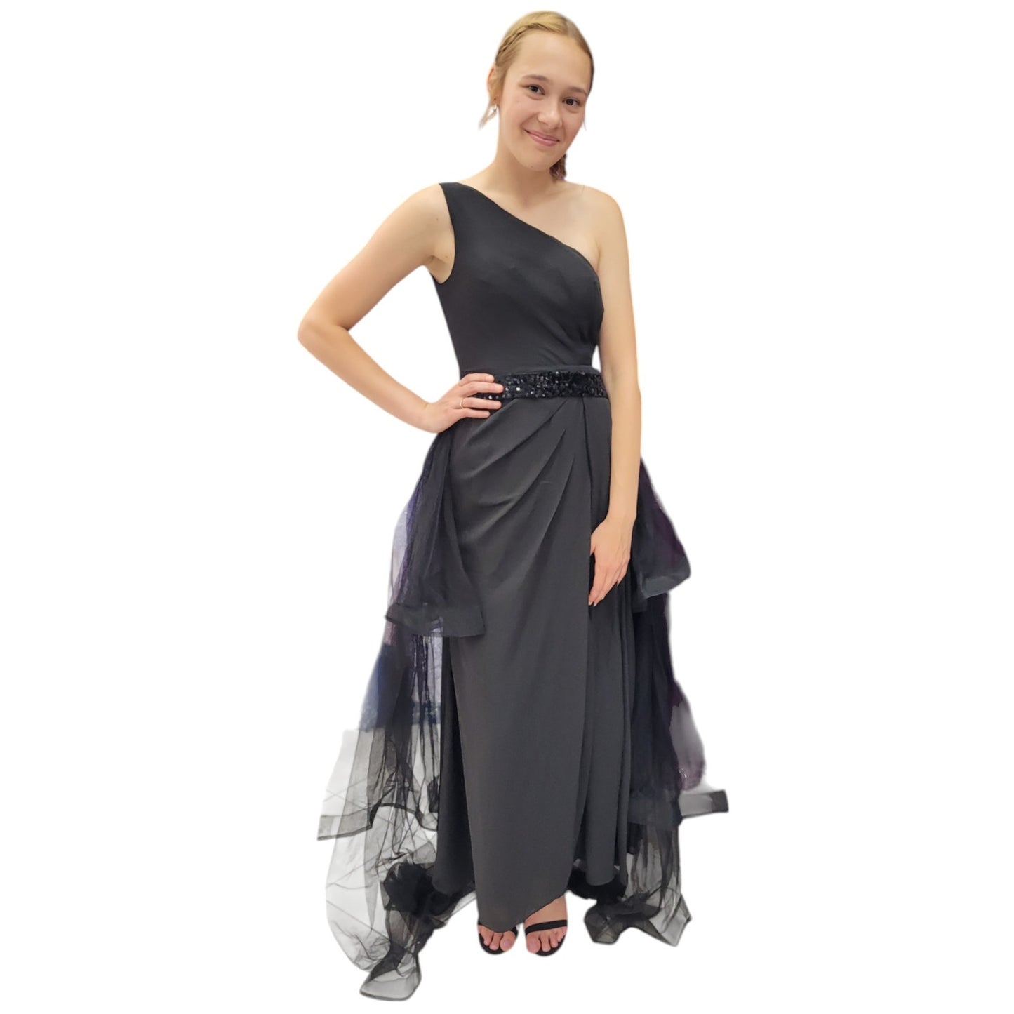 Detachable Black Tulle Skirt