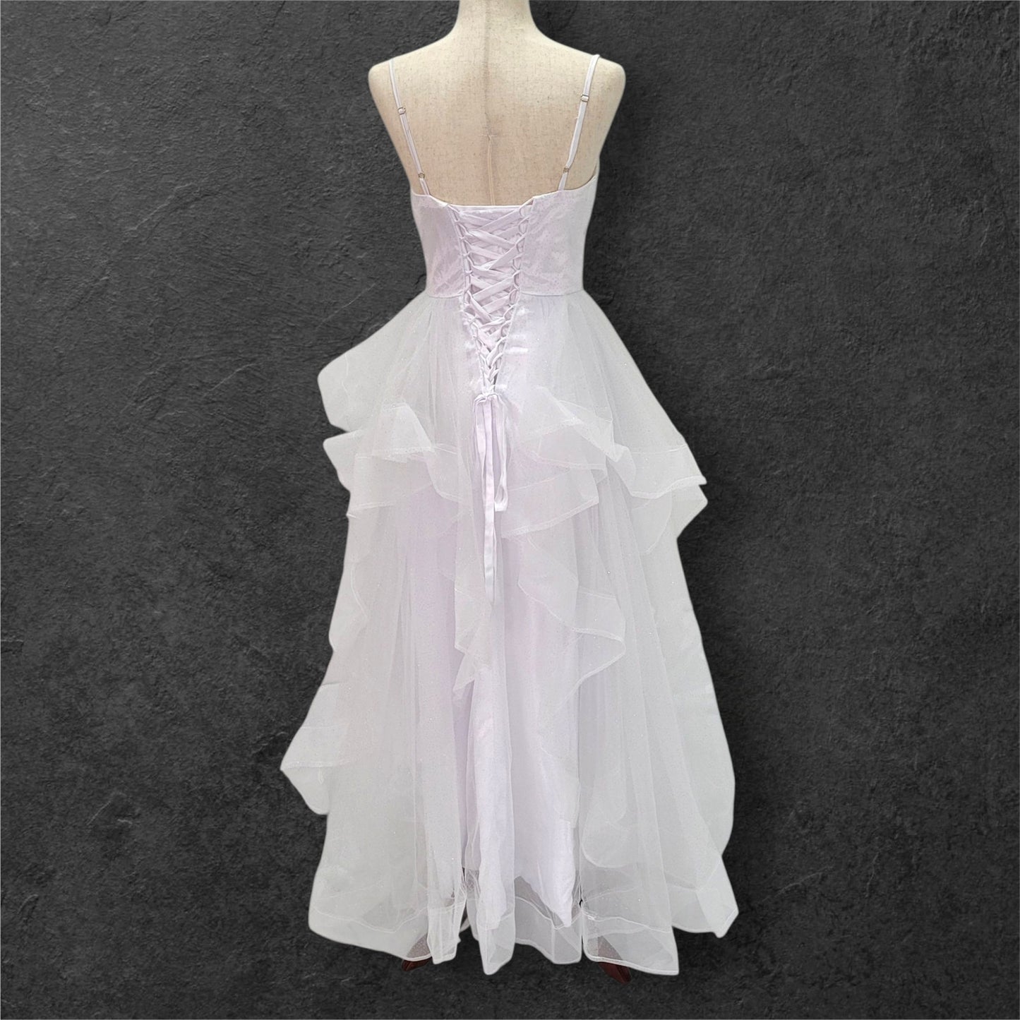 Sparkle Ballgown Wedding Dress with Corset Back