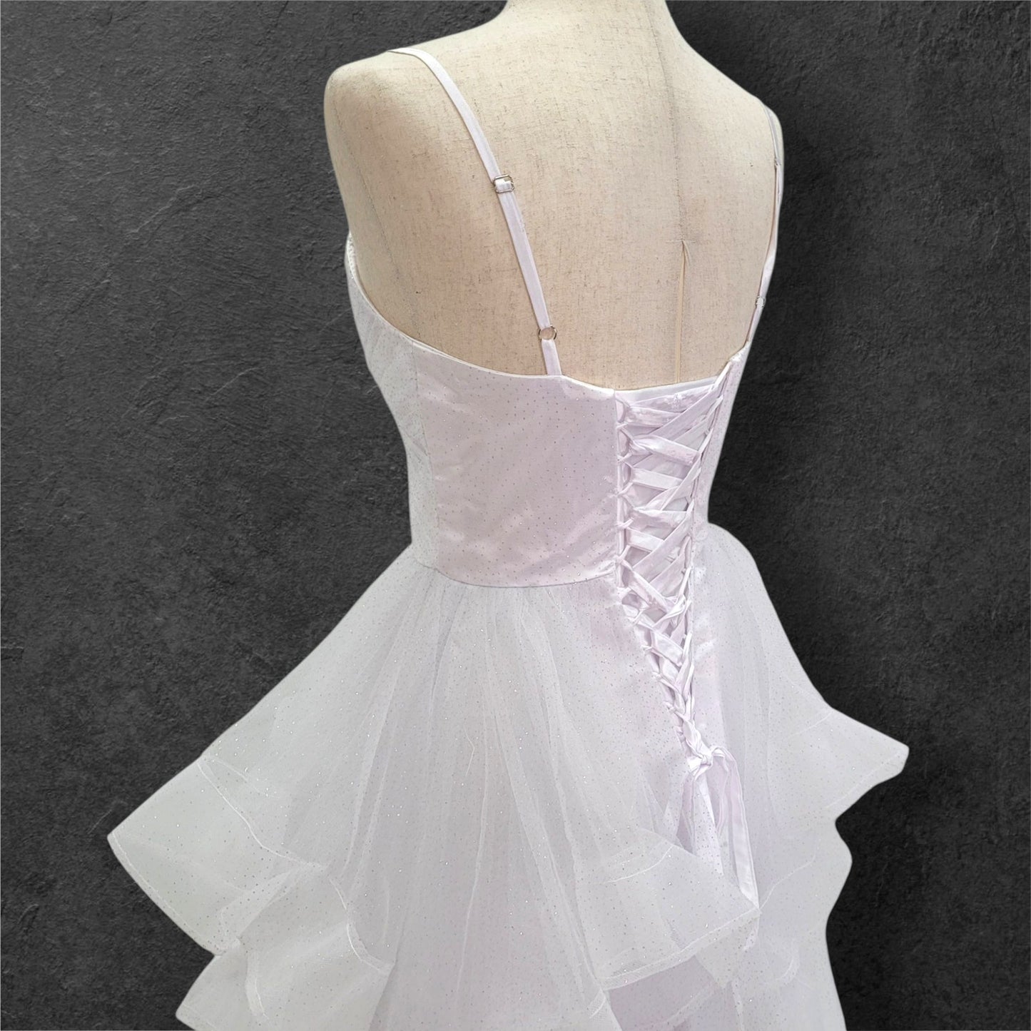 Sparkle Ballgown Wedding Dress with Corset Back