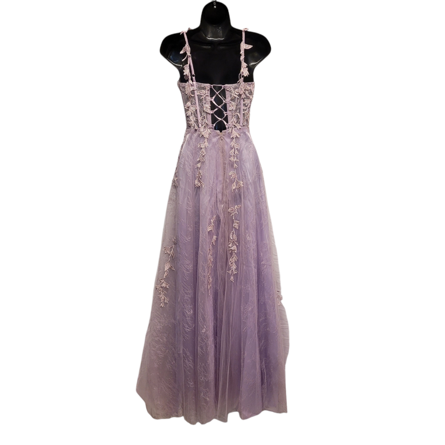 Lavender Vine Corset Dress