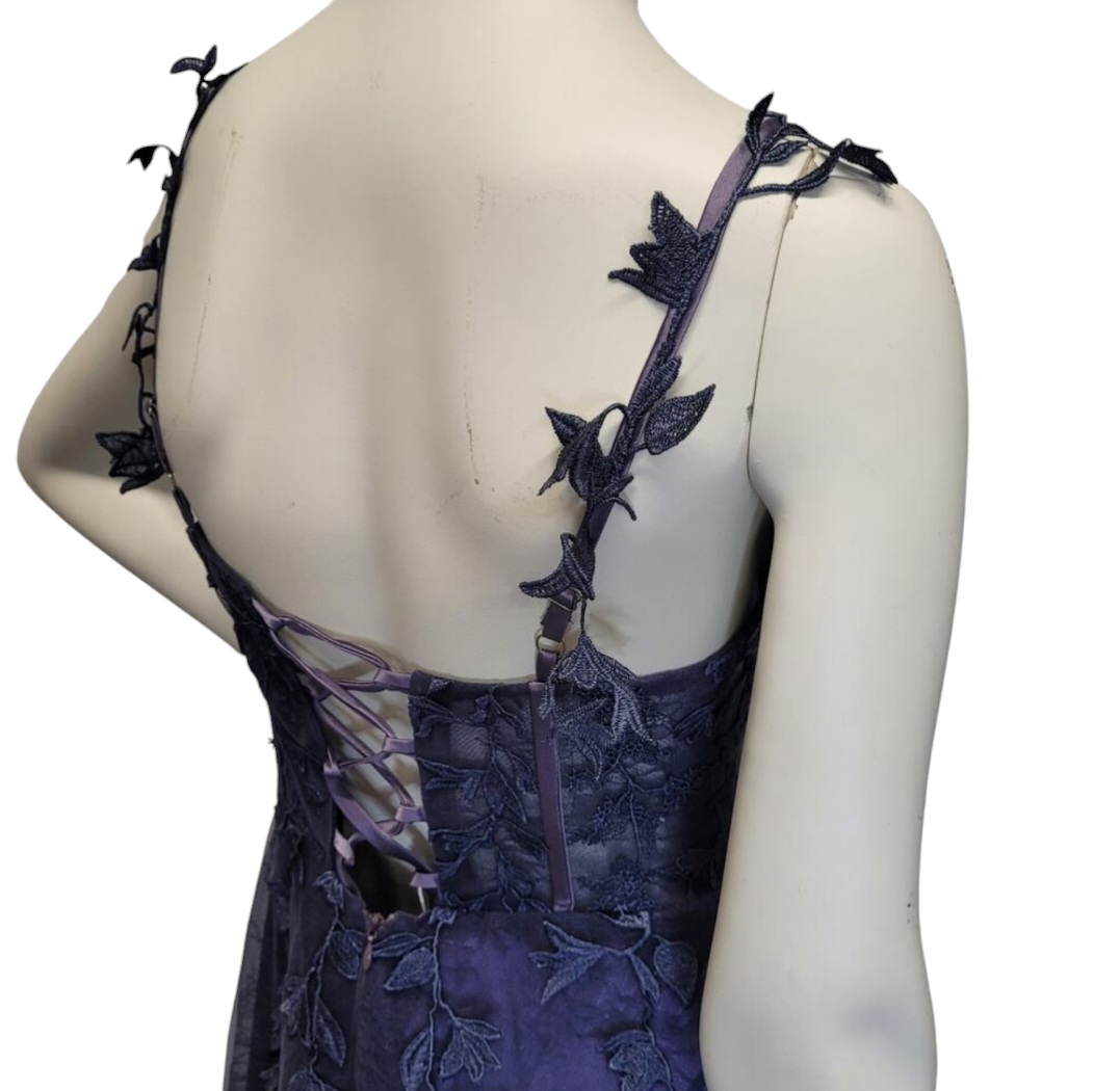 Indigo Vine Corset Dress