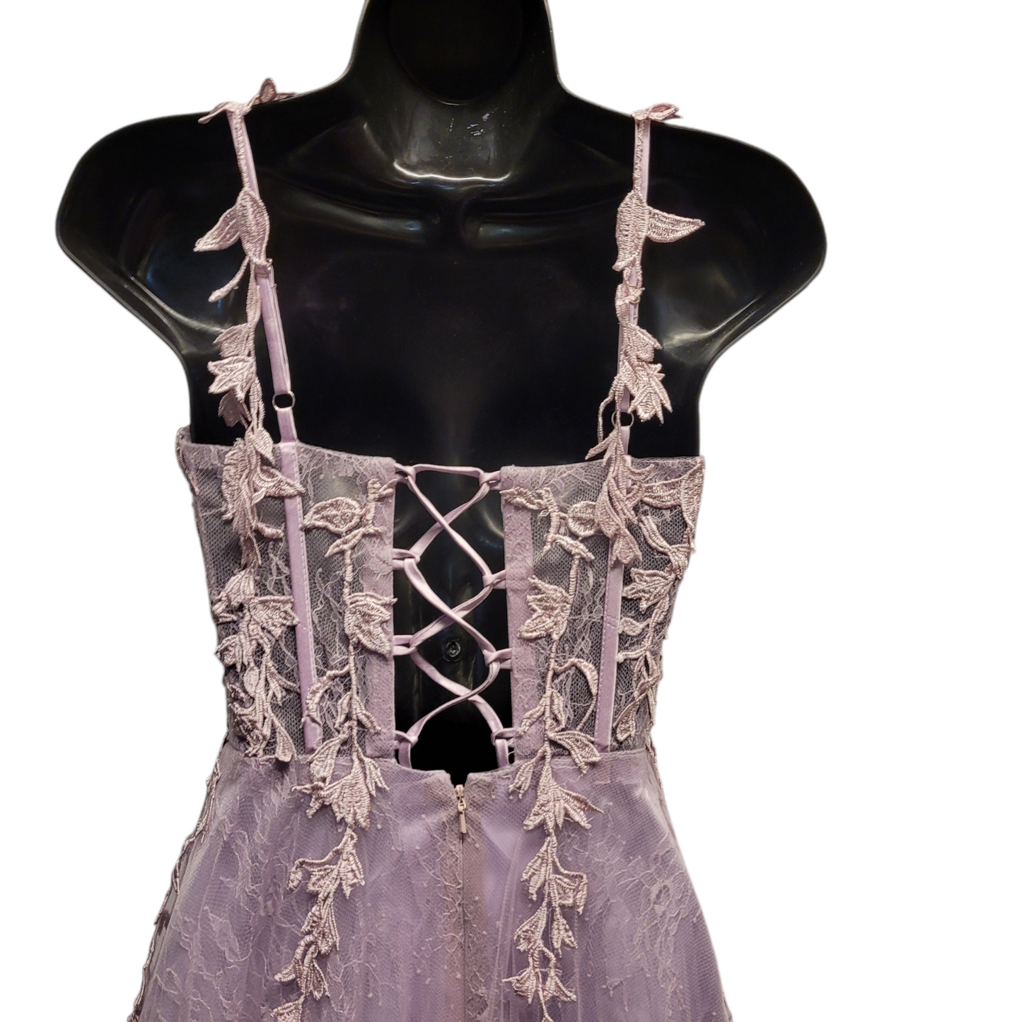 Lavender Vine Corset Dress