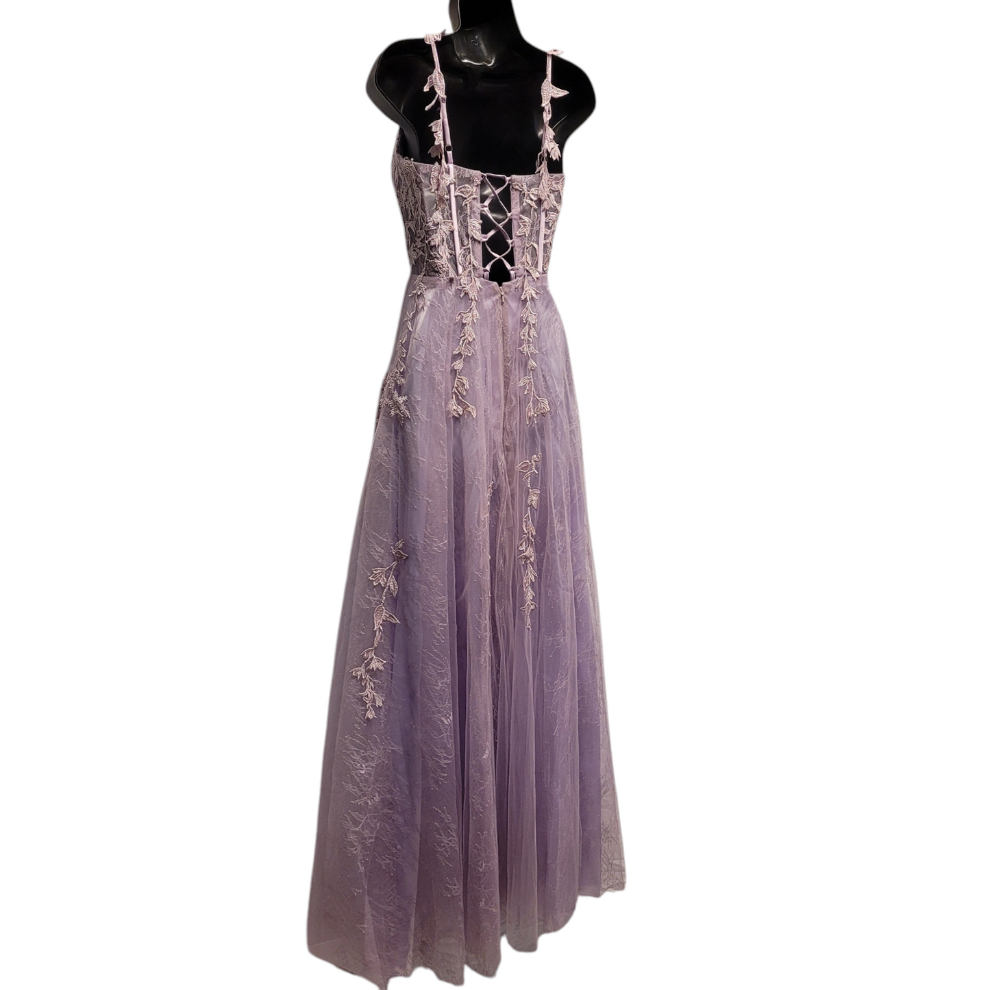 Lavender Vine Corset Dress